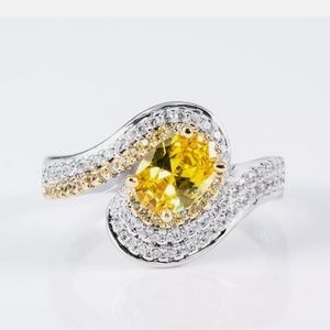 Yellow Citrine Ring